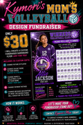 Custom Fundraiser Gameboard — "Pick a Date to Donate" Flyer