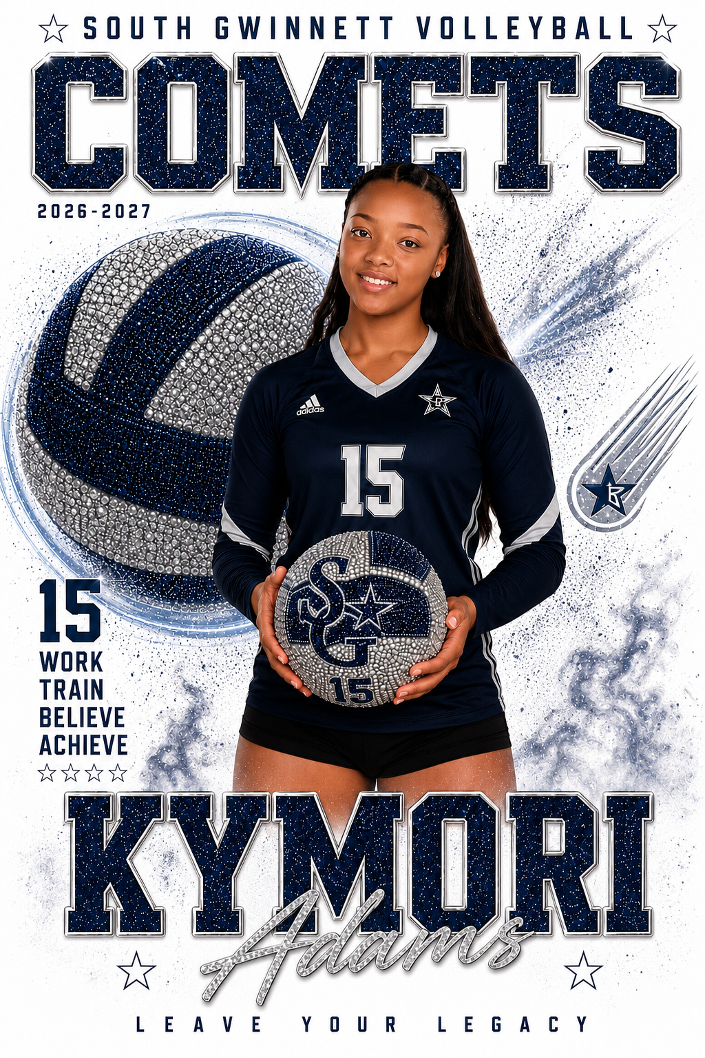 Custom Sports Edit — Personalized Athlete Graphic