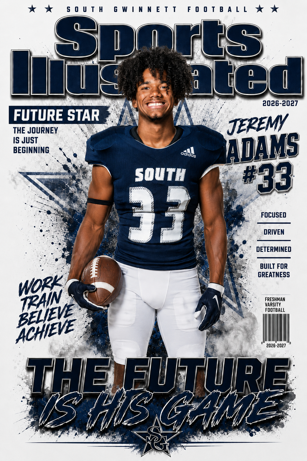 Custom Sports Edit — Personalized Athlete Graphic
