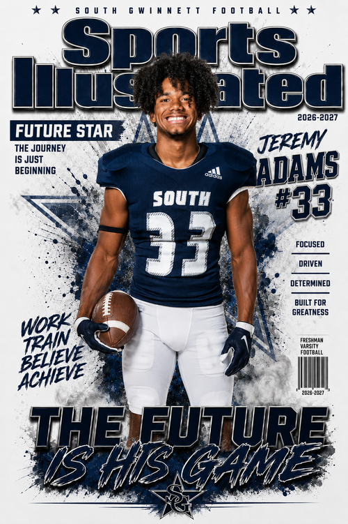 Custom Sports Edit — Personalized Athlete Graphic